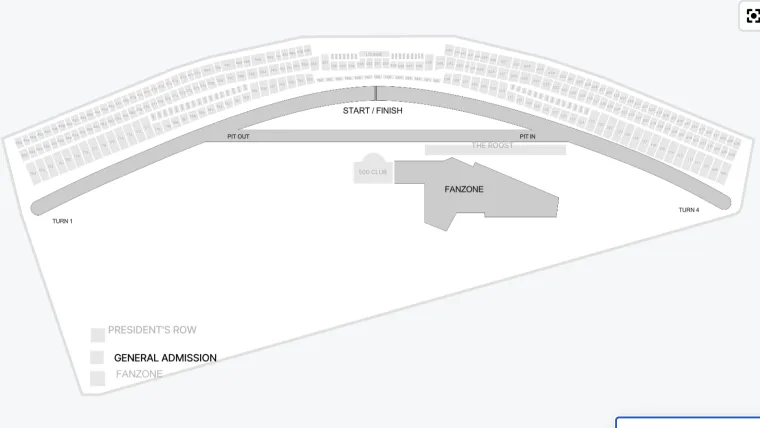 Daytona International Speedway seat map Daytona International Speedway seat map